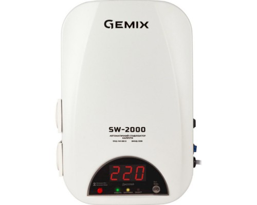 Стабілізатор напруги Gemix SW-2000 (1400Вт) 