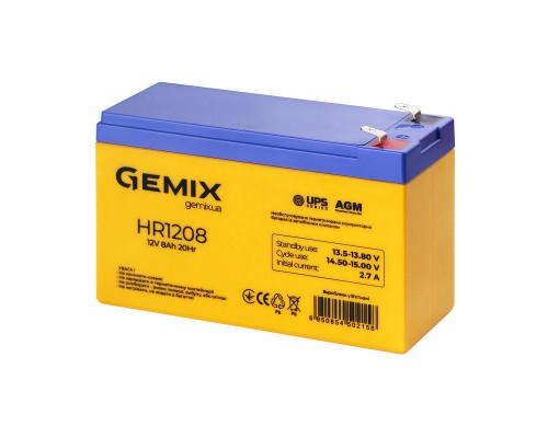 Акумуляторна батарея Gemix HR1208 