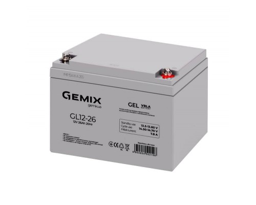 Акумуляторна батарея Gemix GL12-26 