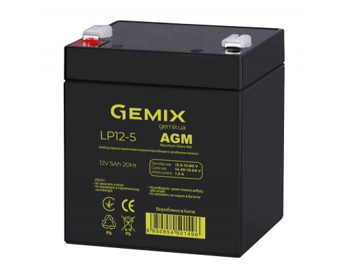 Акумуляторна батарея Gemix LP12-5 