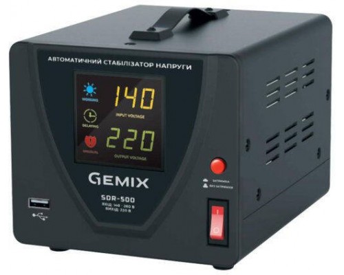 Стабілізатор напруги Gemix SDR-500 