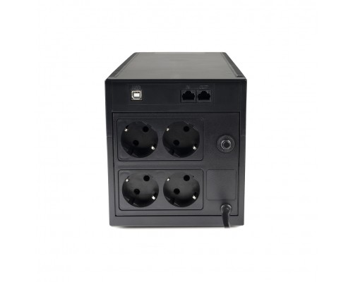 ДБЖ Powercom RPT-1500AP, 900 Вт, 4хEURO Schuko, AVR, USB 