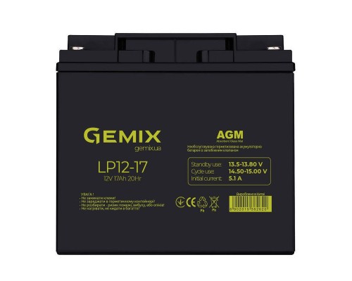 Акумуляторна батарея Gemix LP12-17 