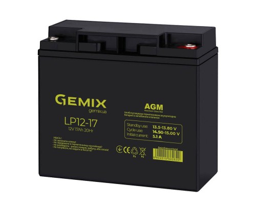 Акумуляторна батарея Gemix LP12-17 