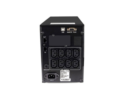 ДБЖ Powercom SPT-1500 II, 1200 Вт, 8хIEC, AVR, LCD, USB 