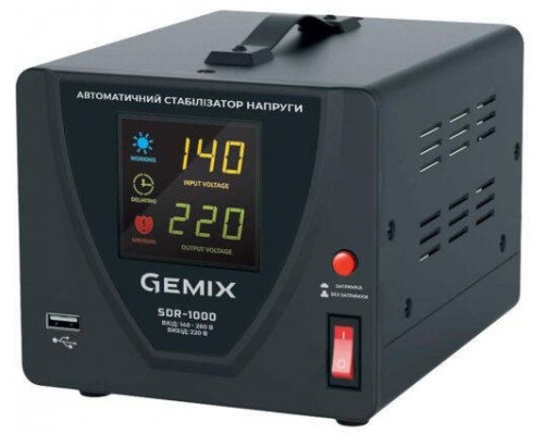 Стабілізатор напруги Gemix SDR-1000 