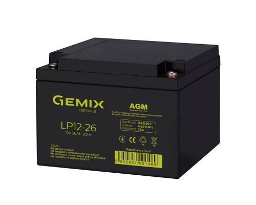Акумуляторна батарея Gemix LP12-26 