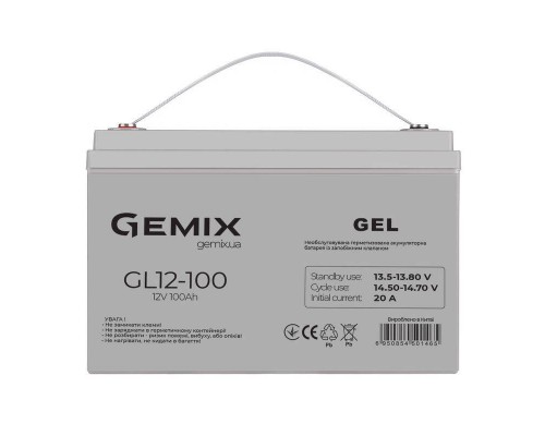 Акумуляторна батарея Gemix GL12-100 