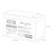 Акумулятор Powercom PM-12-7.0 (12v 7Ah) AGM 