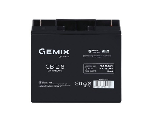 Акумуляторна батарея Gemix GB1218 