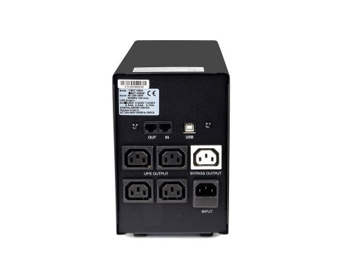 ДБЖ Powercom BNT-1000AP, 600 Вт, 5 х IEC, AVR, USB 