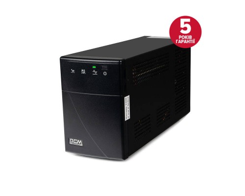 ДБЖ Powercom BNT-1000AP, 600 Вт, 5 х IEC, AVR, USB 
