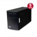 ДБЖ Powercom BNT-1000AP, 600 Вт, 5 х IEC, AVR, USB 