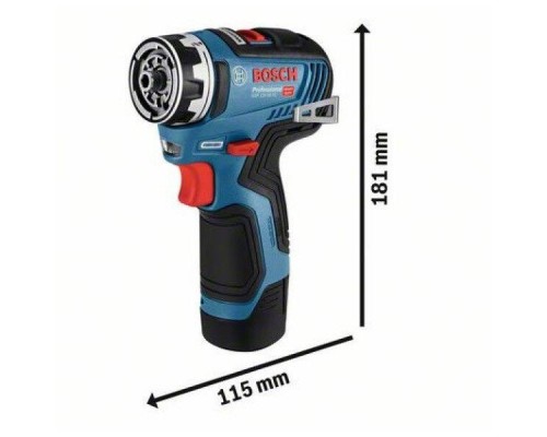 Акумуляторний дриль-шуруповерт Bosch Professional GSR 12V-35 FC (12 В, без АКБ) (06019H3003)
