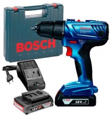 Дриль-шуруповерт Bosch GSR 180-LI Professional (18 В, 2х2 А*год) (06019F8109)