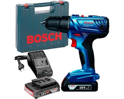 Дриль-шуруповерт Bosch GSR 180-LI Professional (18 В, 2х2 А*год) (06019F8109)