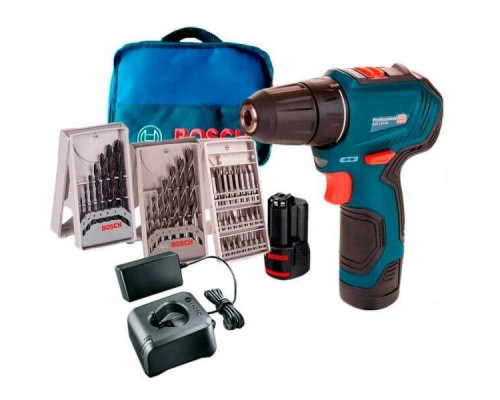 Шуруповерт акумуляторний Bosch GSR 12V-30 (12 В, 2х2 А*год, 30 Н*м) (06019G9001)