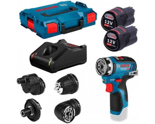 Шуруповерт акумуляторний Bosch Professional GSR 12V-35 FC (12 В, 2х3 А*год, 35 Н*м) (06019H3000)