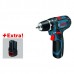 Акумуляторний шуруповерт + набір ручного інструменту Bosch Professional GSR 12V-15 (12 В, 2х2 А*год) (060186810R)