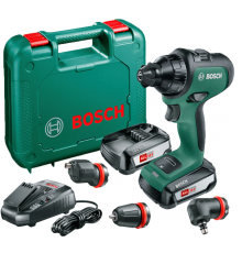 Акумуляторний шуруповерт Bosch AdvancedDrill 18 Set (2х18 В, 2.5 А*год) (06039B5003)