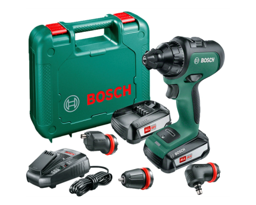 Акумуляторний шуруповерт Bosch AdvancedDrill 18 Set (2х18 В, 2.5 А*год) (06039B5003)