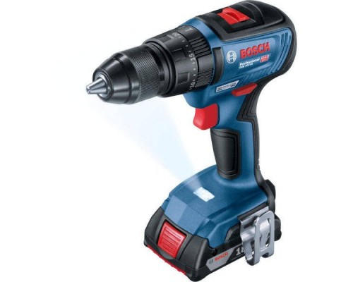 Акумуляторний ударний шуруповерт Bosch GSB 18V-50 (18 В, 2х2 А*год, 50 Н*м) (06019H5100)