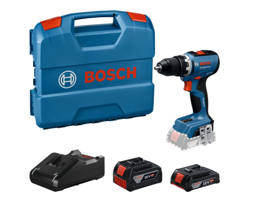 Акумуляторний дриль-шурупокрут Bosch Professional GSR 18V-65 в кейсі (18 В, 2x2 А*год) (06019N3100)