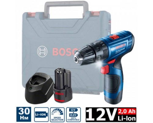 Дриль-шурупокрут акумуляторний Bosch GSB 120-LI Professional (12 В, 2 А*год) (06019G8100)