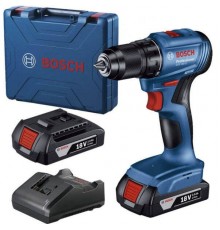 Акумуляторний шуруповерт Bosch GSB 185-LI Professional (18 В, 2х2 А*год, 50 Н*м) (06019K3100)