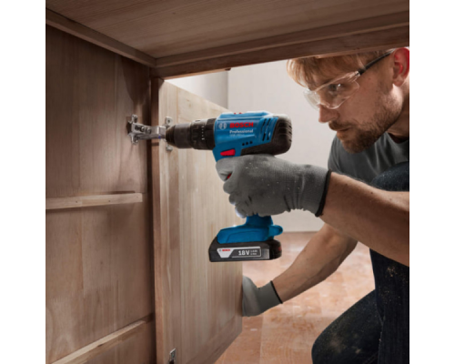 Акумуляторний ударний дриль-шуруповерт Bosch GSB 183-LI Professional (2х18 В, 2 А*год) (06019K9100)