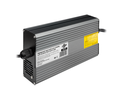 Зарядний пристрій для акумуляторів LiFePO4 3.2V (3.65V)-20A-64W-LED 