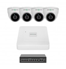Комплект відеоспостереження на 4 камери GV-IP-K-W98/4 4MP