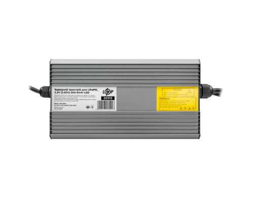 Зарядний пристрій для акумуляторів LiFePO4 3.2V (3.65V)-20A-64W-LED 
