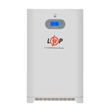 Акумулятор LP LiFePO4 51,2V - 280 Ah (14336 Wh) (Smart BMS 200A) с LCD AB RS485/CAN