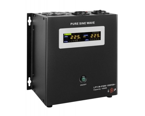 ДБЖ з правильною синусоїдою 24V LPY-W-PSW-1500VA+(1050Вт)10A/15A 