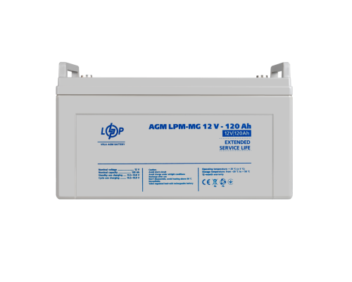 Акумулятор мультигелевий LPM-MG 12V - 120 Ah 