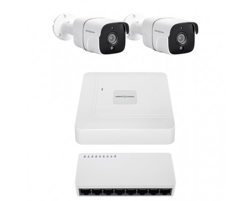 Комплект відеоспостереження на 2 камери GV-IP-K-W97/2 4MP 