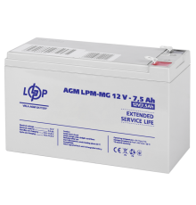 Акумулятор мультигелевий LPM-MG 12V - 7.5 Ah