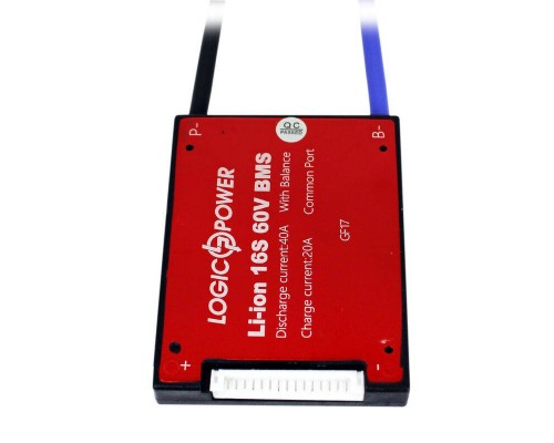 BMS плата LP Li-ion 60V 16S Dis 40A Ch 20A
