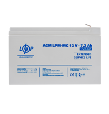 Акумулятор мультигелевий LPM-MG 12V - 7.2 Ah