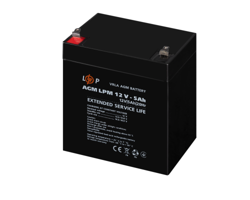 Акумулятор AGM LPM 12V - 5 Ah 