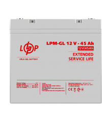 Акумулятор гелевий LPM-GL 12V - 45 Ah