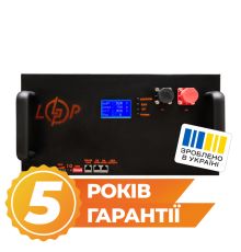 Акумулятор LP LiFePO4 25,6V - 280 Ah (7168Wh) (BMS 200A/100А) LCD метал Smart RM RS485/CAN
