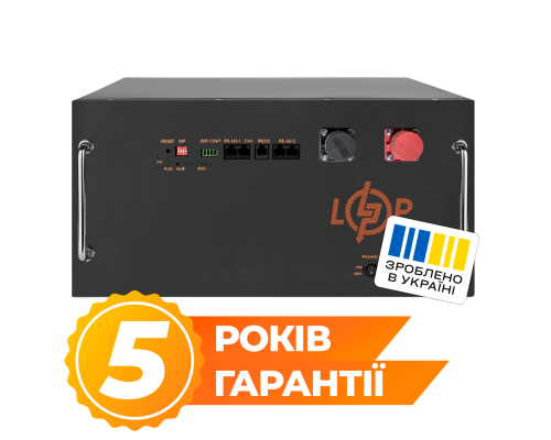 Акумулятор LP LiFePO4 51,2V - 160 Ah (8192Wh) (BMS JK 160A/100А) RM RS485/CAN BL 