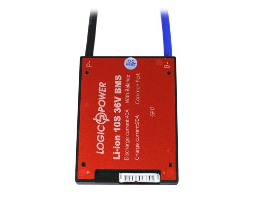 BMS плата LP Li-ion 36V 10S Dis 40A Ch 20A