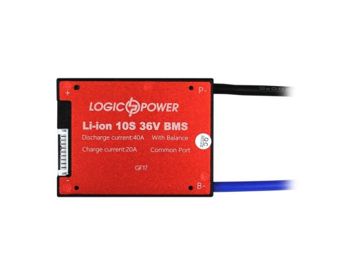 BMS плата LP Li-ion 36V 10S Dis 40A Ch 20A