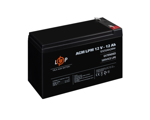 Акумулятор AGM LPM 12V - 12 Ah