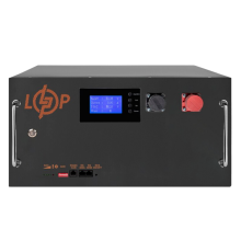 Акумулятор LP LiFePO4 51,2V - 160 Ah (8192Wh) (BMS SP 150A/100А) RM RS485/CAN LCD BL