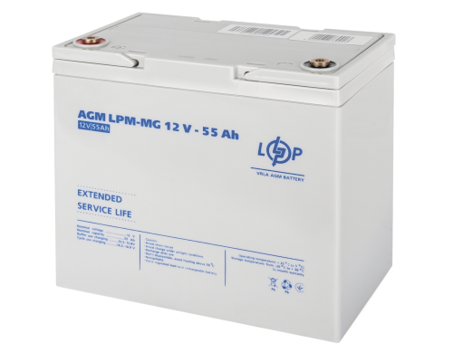 Акумулятор мультигелевий LPM-MG 12V - 55 Ah 