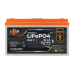 Акумулятор LP LiFePO4 25,6V - 32 Ah (820Wh) (BMS 40А/32A) пластик LCD Smart BT 
